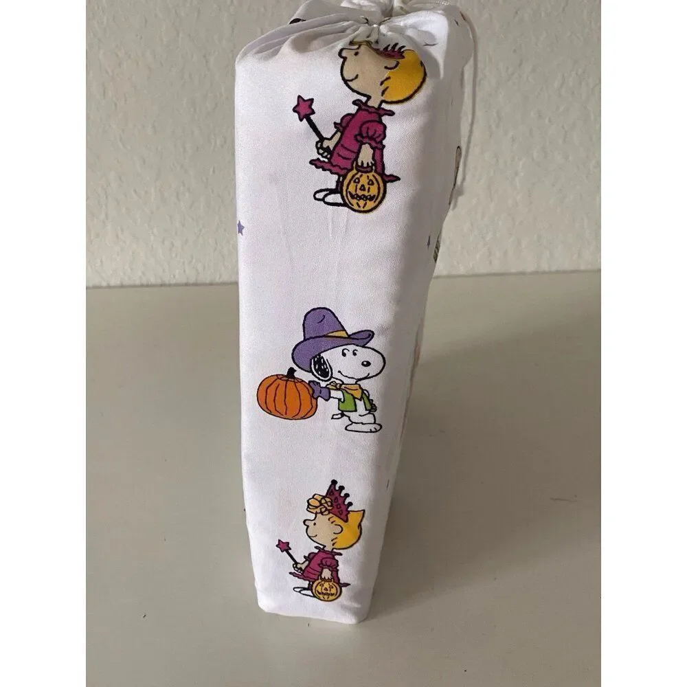 Peanuts Snoopy Charlie Brown Halloween Costumes FULL‎ Size Sheet Set NEW